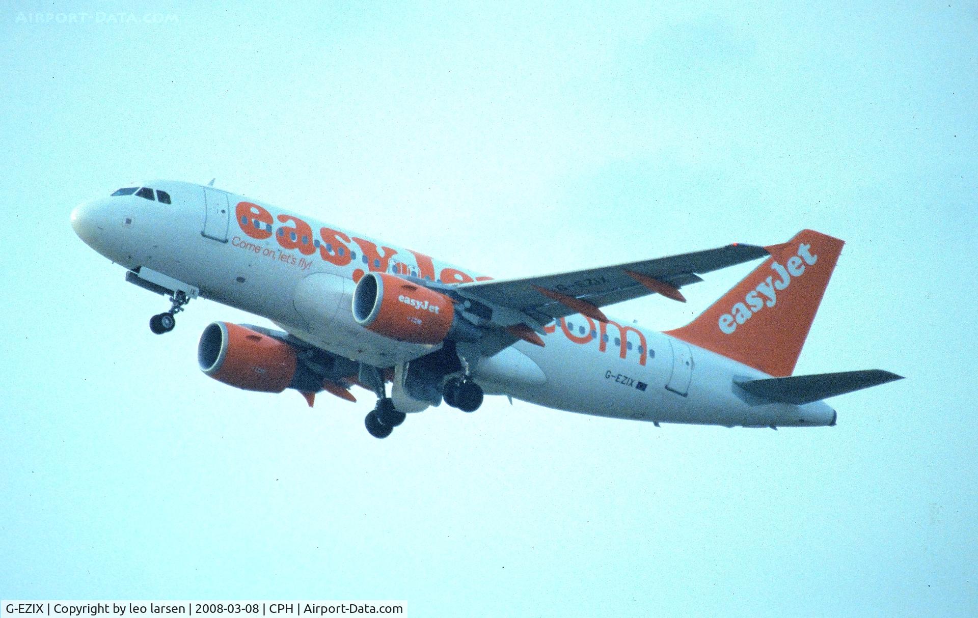 G-EZIX, 2005 Airbus A319-111 C/N 2605, Copenhagen 8.3.2008