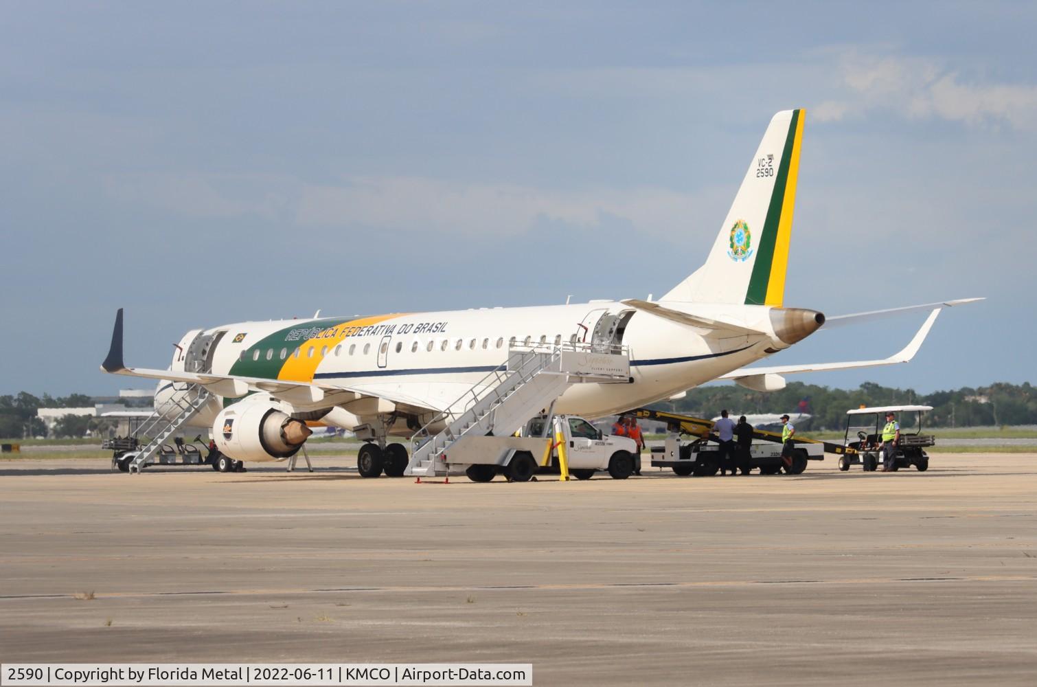 2590, 2009 Embraer VC-2 (ERJ-190-100AR) C/N 19000214, MCO 2022