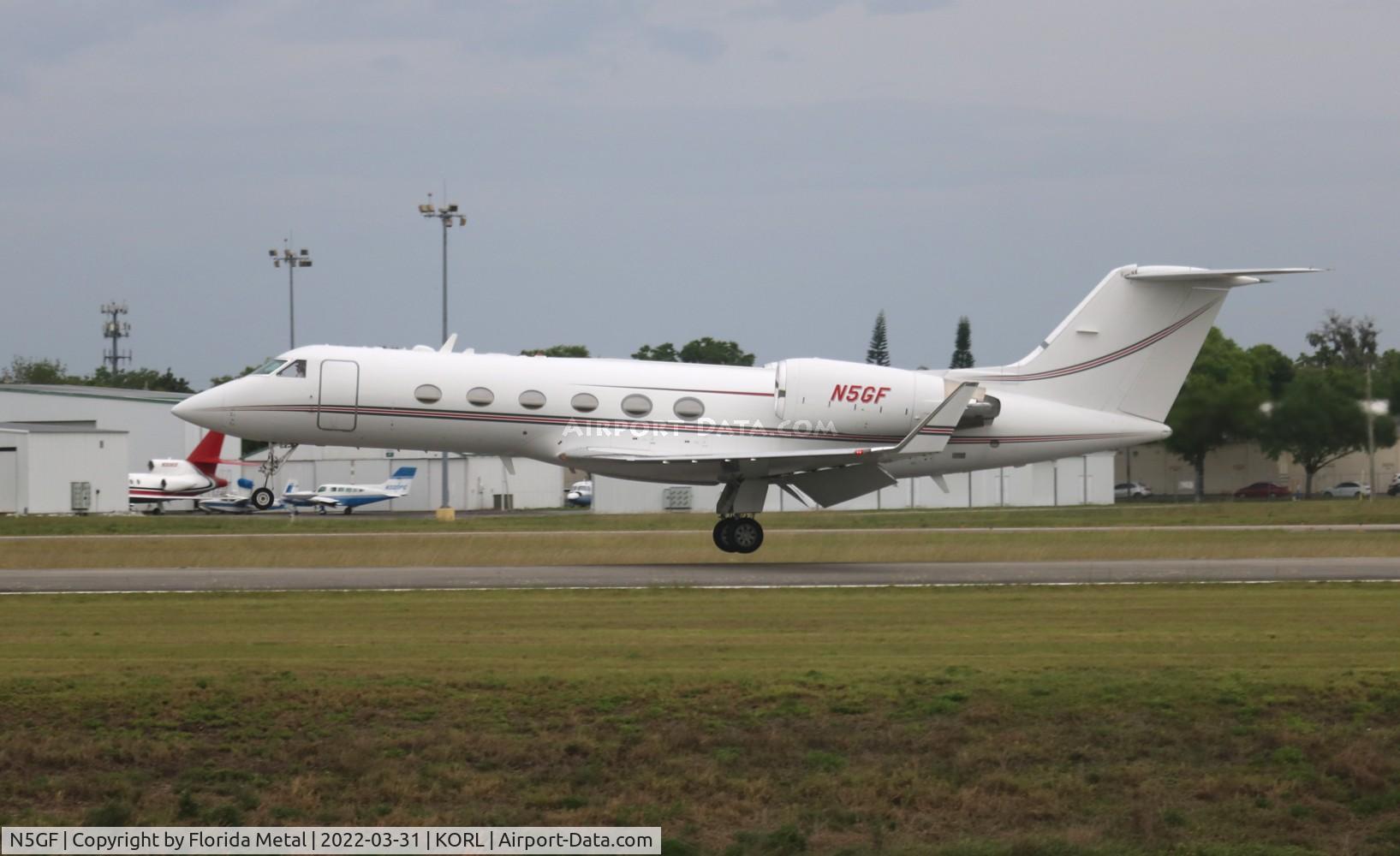 N5GF, 1995 Gulfstream Aerospace G-IV C/N 1277, ORL 2022