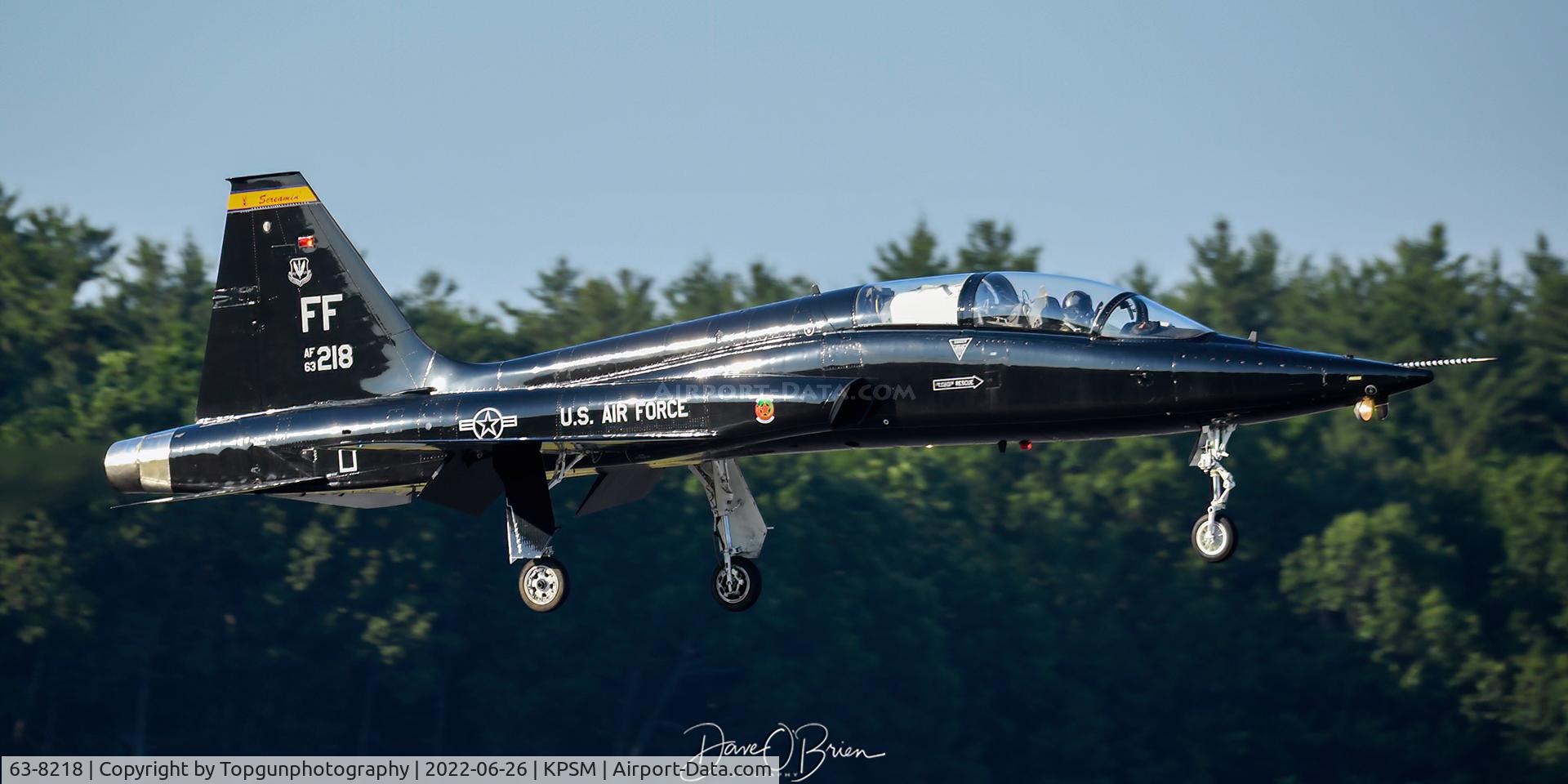 63-8218, 1964 Northrup T-38A Talon C/N N5565, SWAMP01 landing RW16