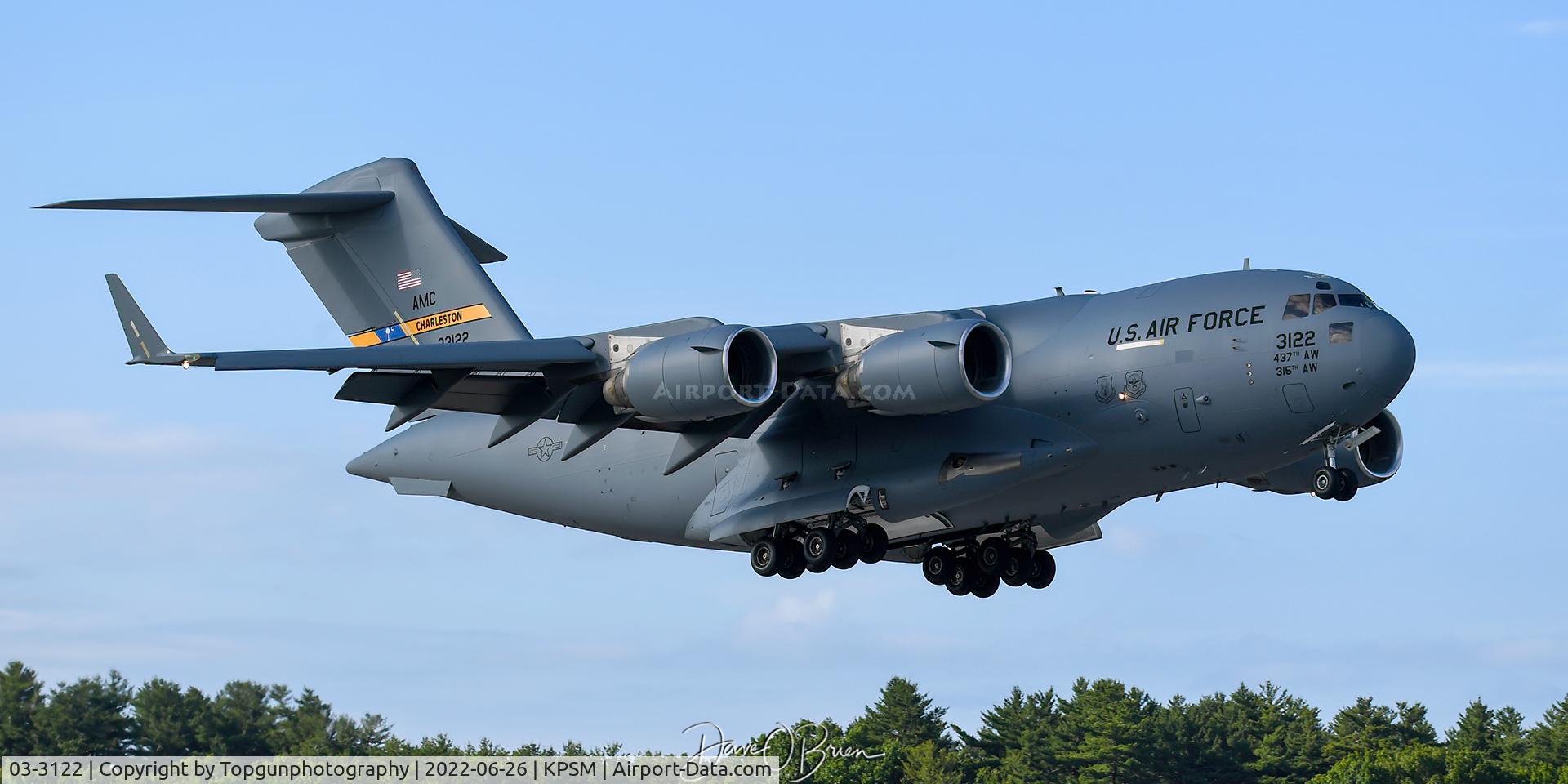 03-3122, 2003 Boeing C-17A Globemaster III C/N P-122, REACH155