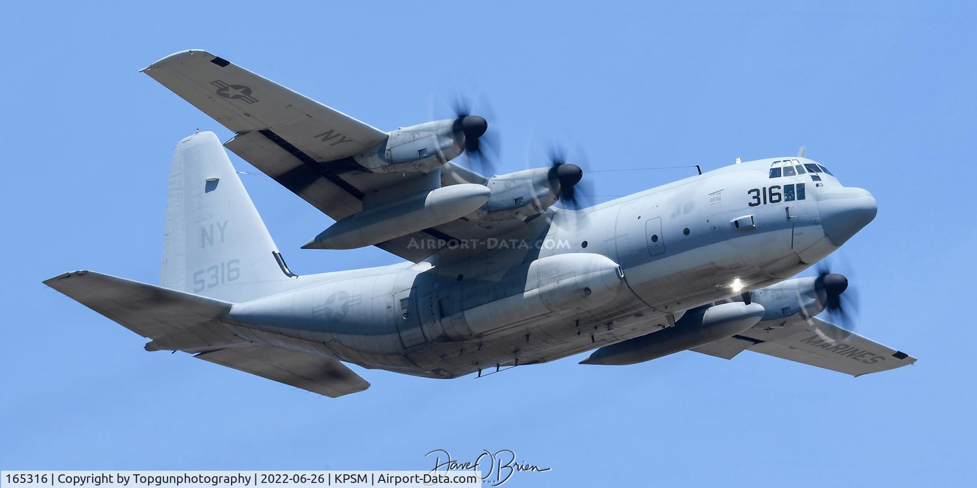 165316, 1994 Lockheed KC-130T Hercules C/N 5386, CONVOY3815 off RW16