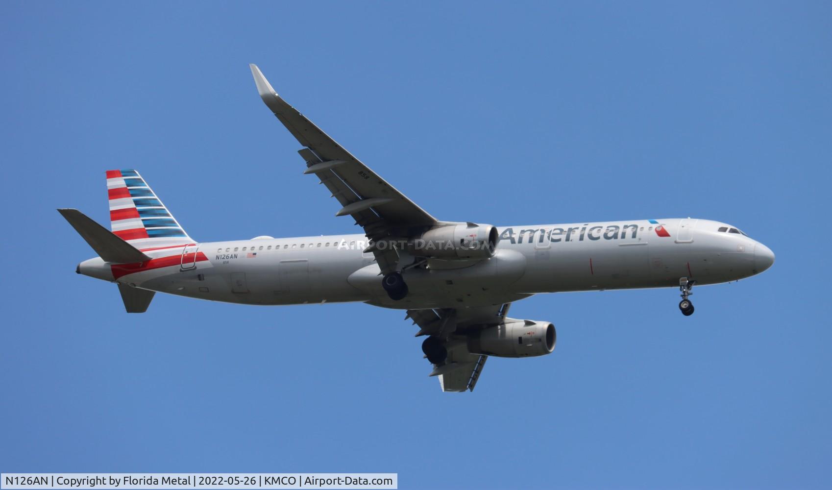 N126AN, 2014 Airbus A321-231 C/N 6313, MCO 2022