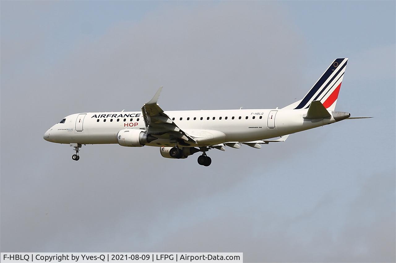 F-HBLQ, 2020 Embraer 190STD (ERJ-190-100STD) C/N 19000773, Embraer ERJ-190-100, On final rwy 26L, Roissy Charles De Gaulle airport (LFPG-CDG)