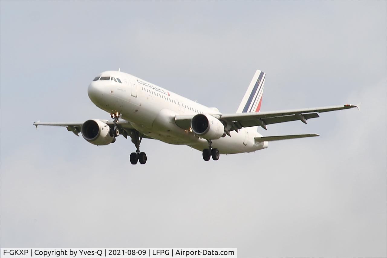 F-GKXP, 2008 Airbus A320-214 C/N 3470, Airbus A320-214, Short approach rwy 26L, Roissy Charles De Gaulle airport (LFPG-CDG)