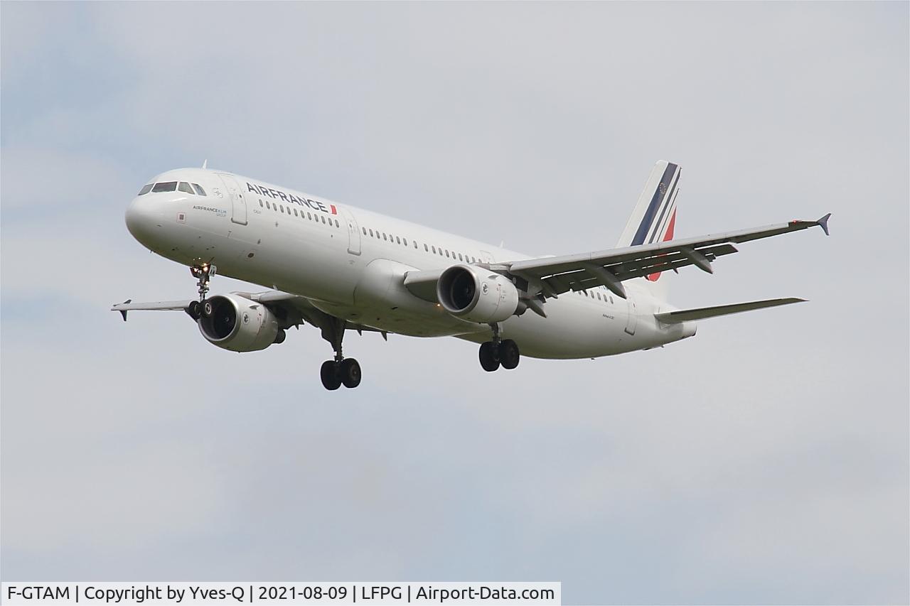 F-GTAM, 2002 Airbus A321-211 C/N 1859, Airbus A321-211, Short approach rwy 26L, Roissy Charles De Gaulle airport (LFPG-CDG)