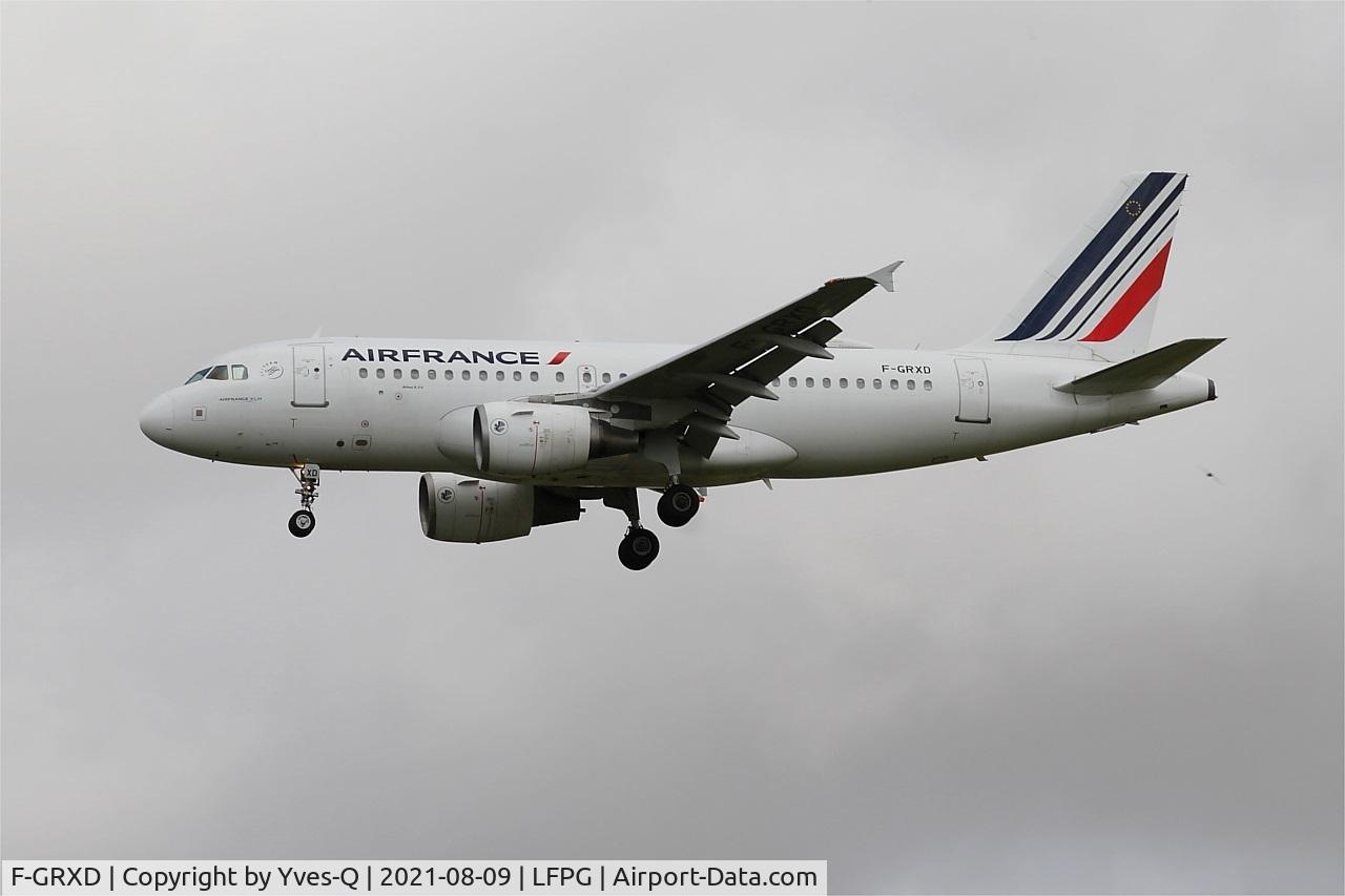 F-GRXD, 2002 Airbus A319-111 C/N 1699, Airbus A319-111, On final rwy 26L, Roissy Charles De Gaulle airport (LFPG-CDG)