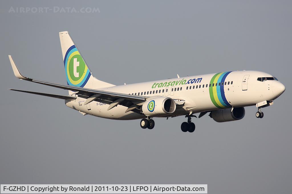 F-GZHD, 2008 Boeing 737-8K2 C/N 29650, at orly
