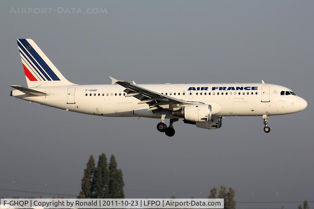 F-GHQP, 1992 Airbus A320-211 C/N 337, at orly
