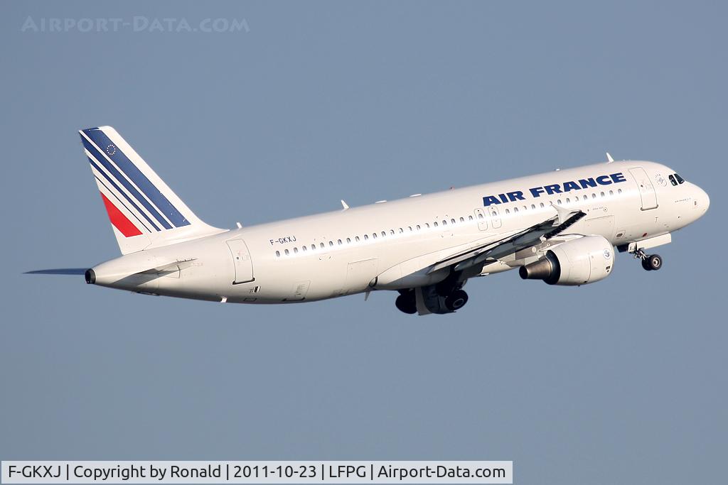 F-GKXJ, 2002 Airbus A320-214 C/N 1900, at cdg