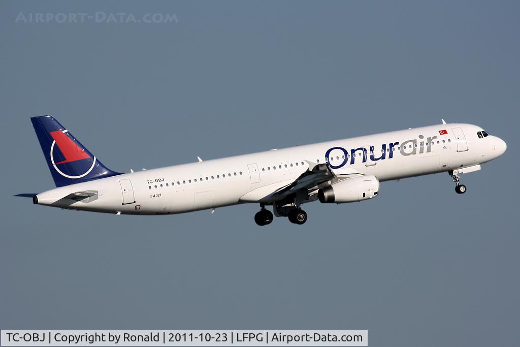 TC-OBJ, 1998 Airbus A321-231 C/N 835, at cdg