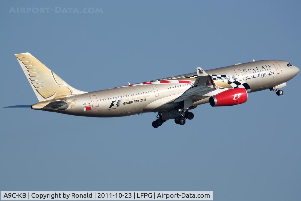A9C-KB, 1999 Airbus A330-243 C/N 281, at cdg