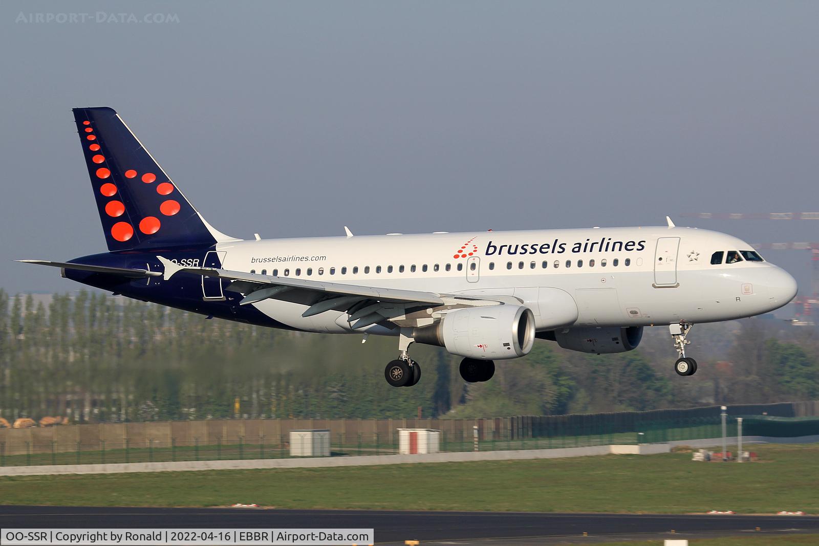 OO-SSR, 2010 Airbus A319-112 C/N 4275, at bru
