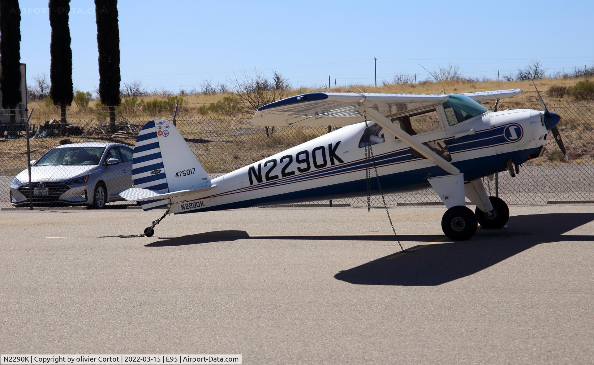 N2290K, 1947 Luscombe 8E Silvaire C/N 5017, march 2022