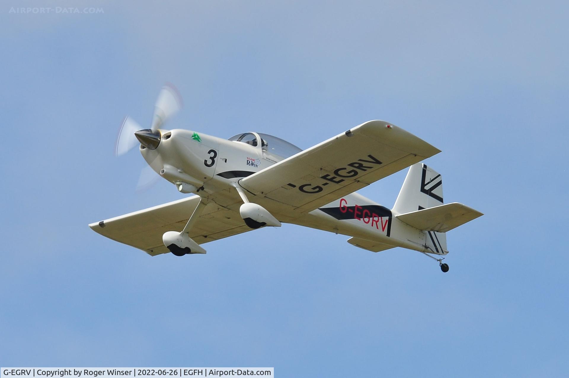 G-EGRV, 2007 Vans RV-8 C/N PFA 303-13639, Raven 3 of Team Raven.