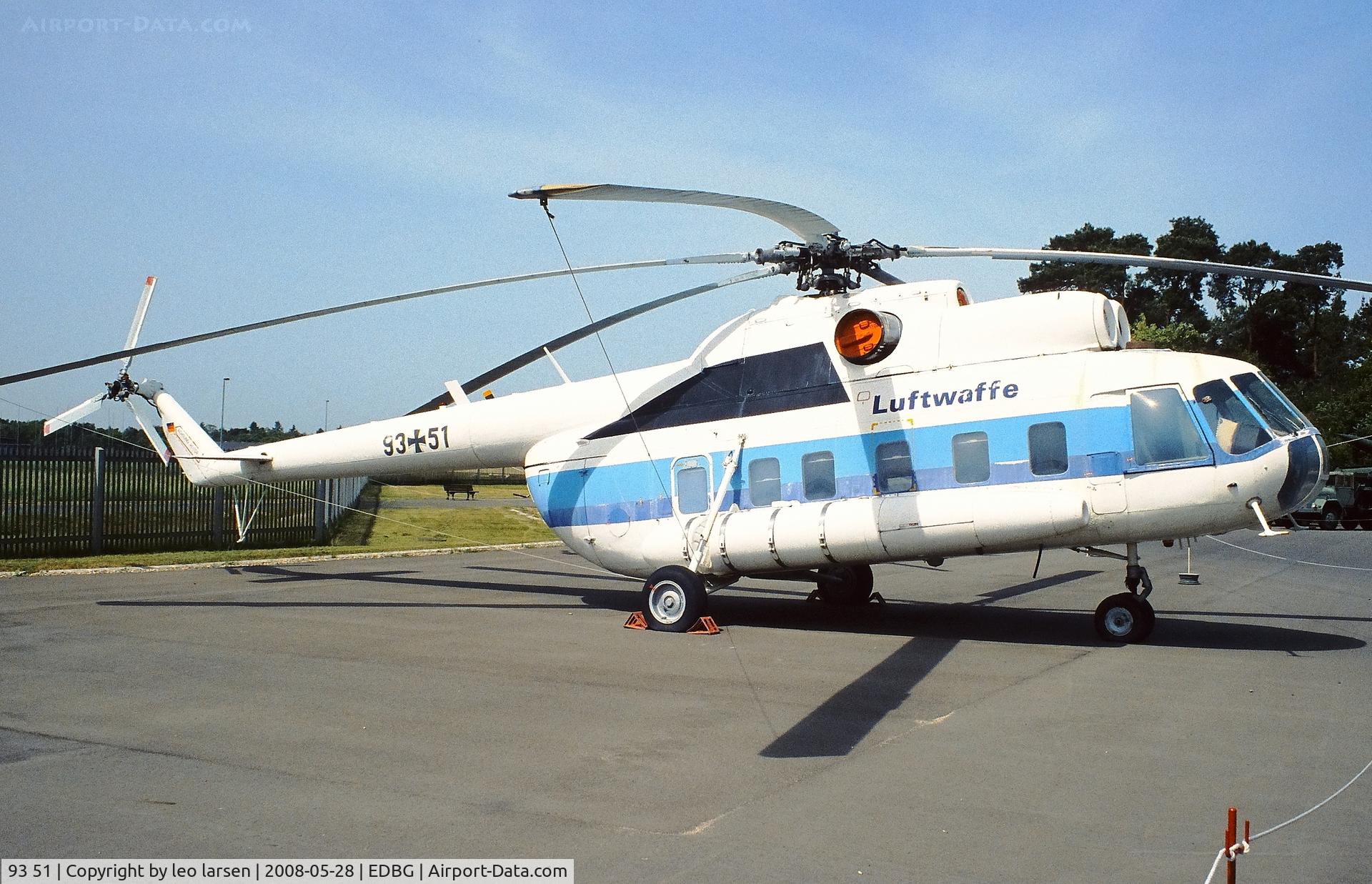 93 51, Mil Mi-8S Hip C/N 105104, Gatow Berlin 28.5.2008