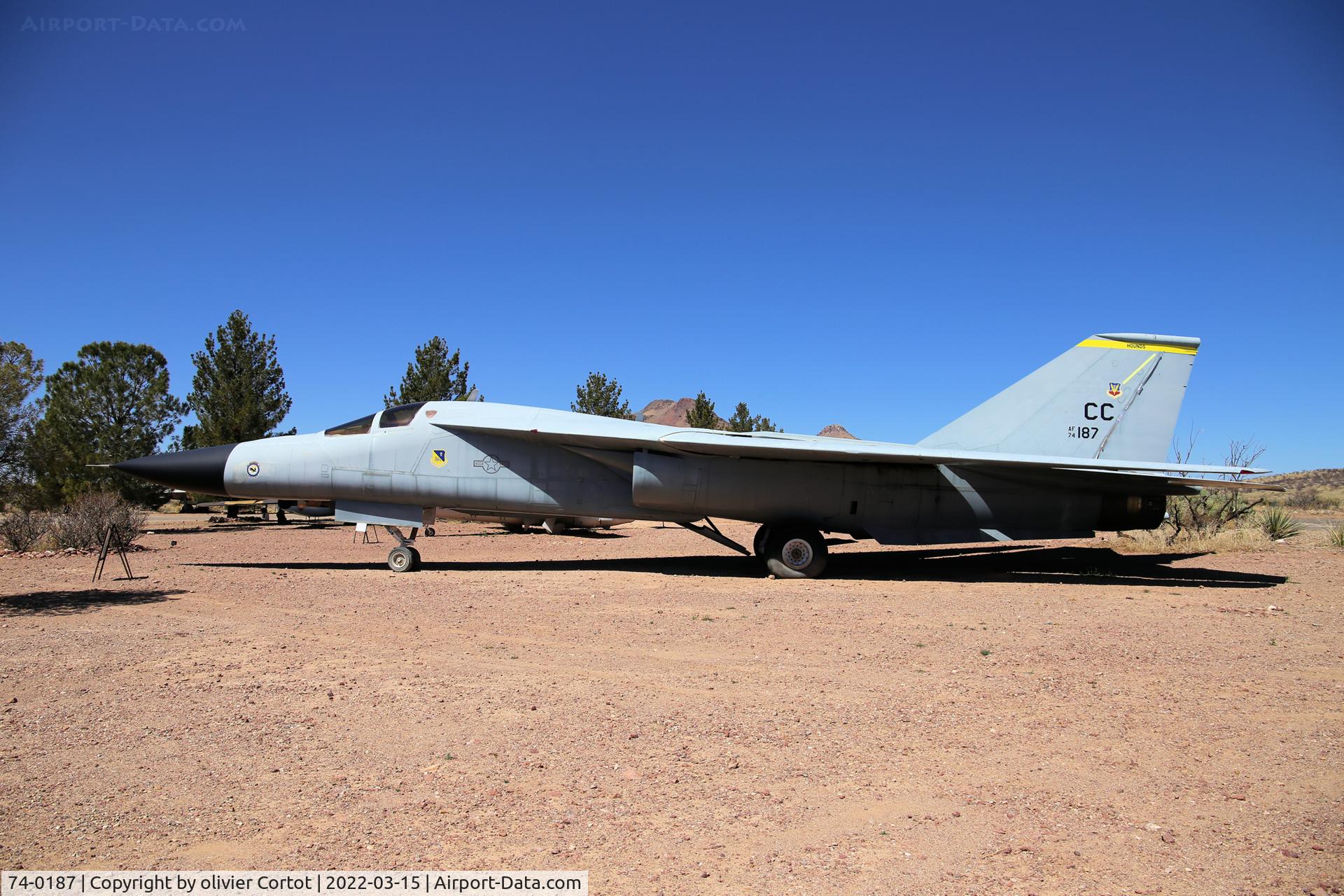 74-0187, 1974 General Dynamics F-111F Aardvark C/N E2-105, march 2022