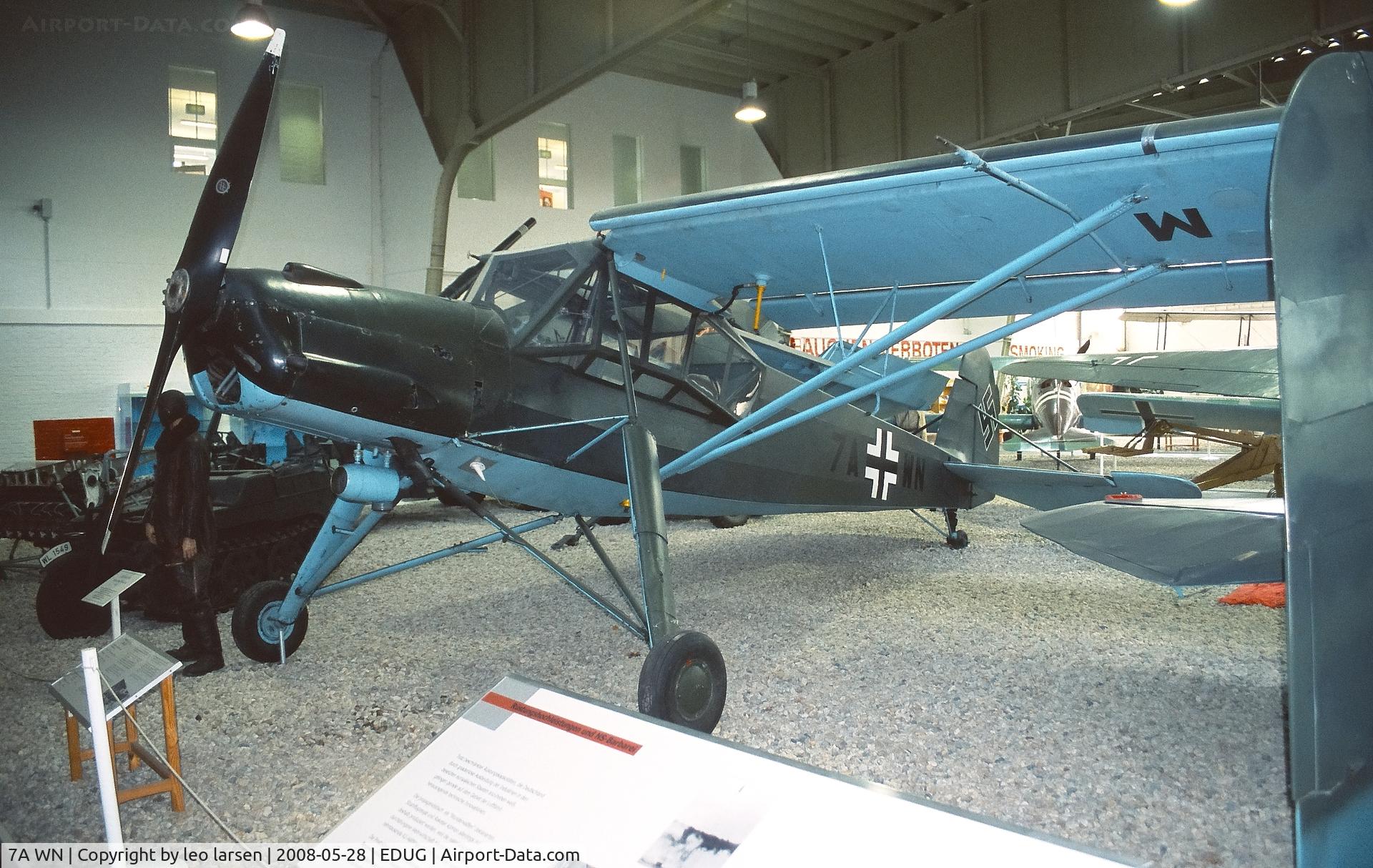 7A WN, Fieseler/Morane-Saulnier FI 156C/MS 500 Criquet C/N 637, Berlin Gatiw 28.5.2008