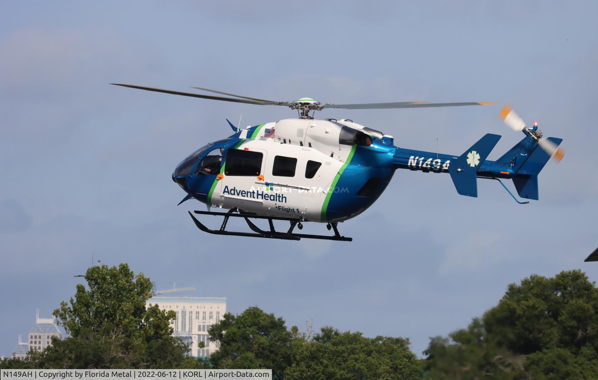 N149AH, 2021 Airbus Helicopters H-145 (BK-117D-2) C/N 9868, ORL 2022