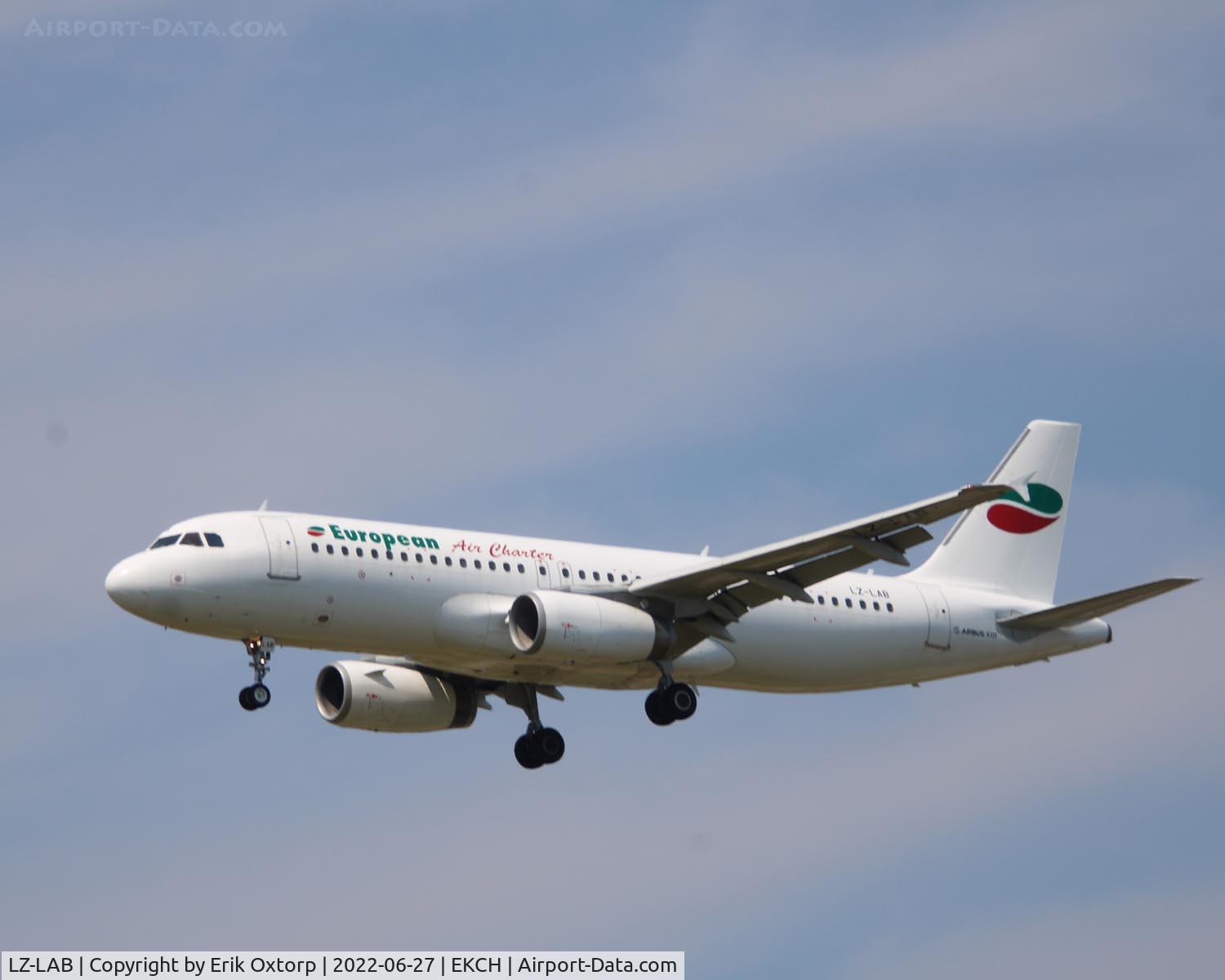 LZ-LAB, 1991 Airbus A320-231 C/N 0276, LZ-LAB landing rw 22L