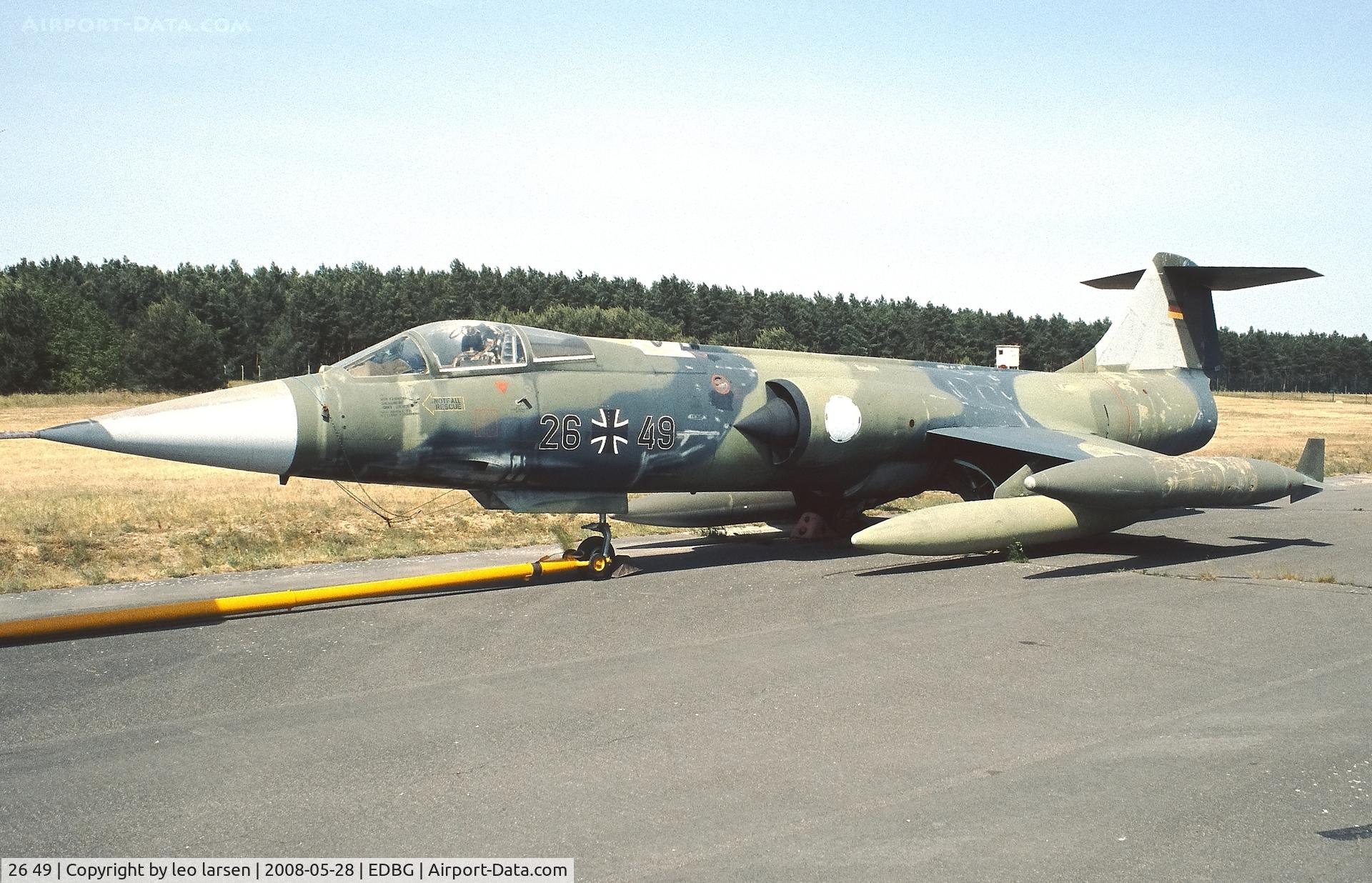 26 49, Lockheed F-104G Starfighter C/N 683-7309, Berlin Gatow 28.5.2008