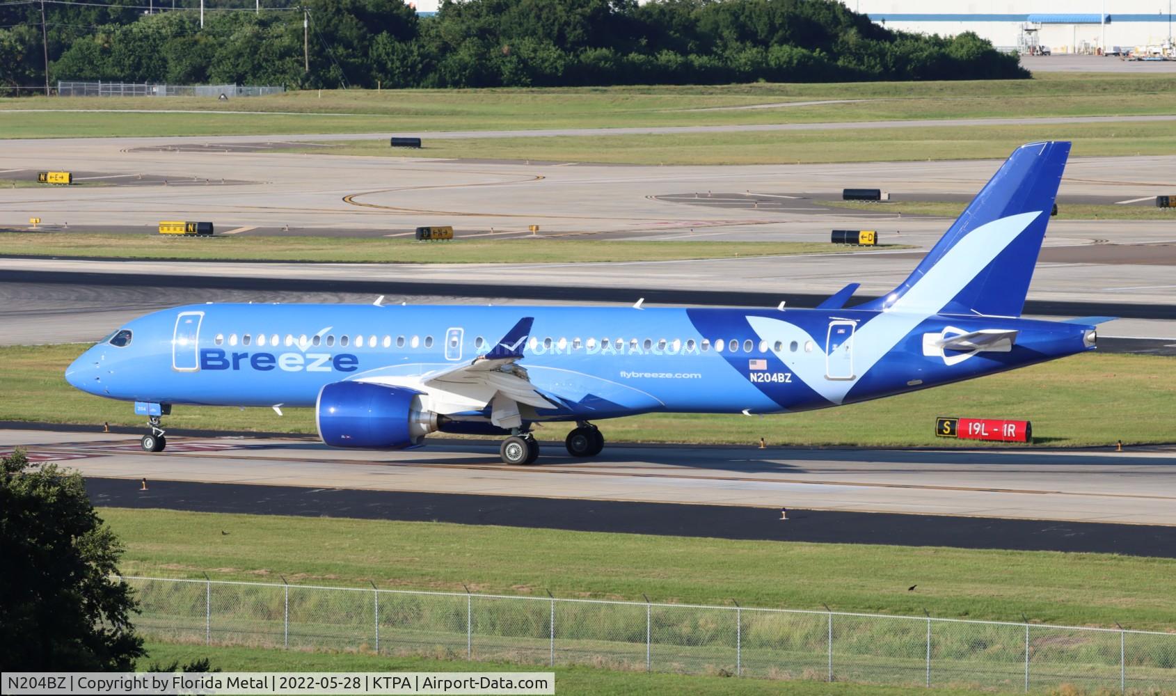 N204BZ, 2022 Airbus A220-300 C/N 55137, TPA 2022