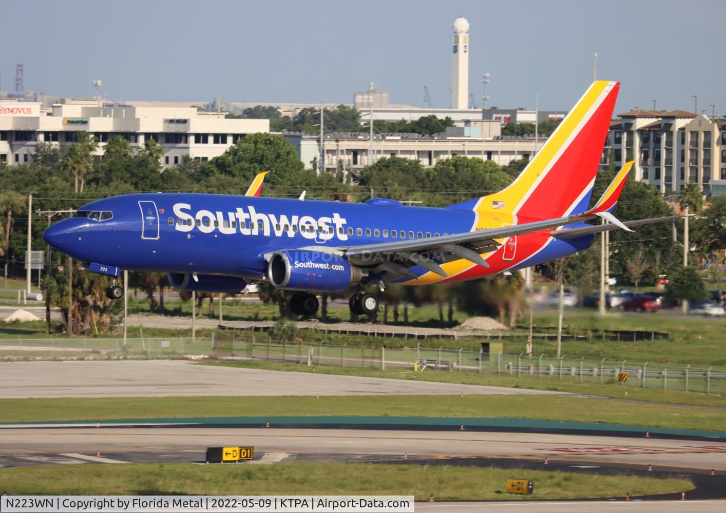 N223WN, 2005 Boeing 737-7H4 C/N 32492, TPA 2022