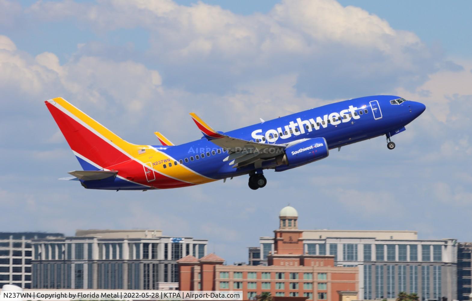 N237WN, 2006 Boeing 737-7H4 C/N 34632, TPA 2022