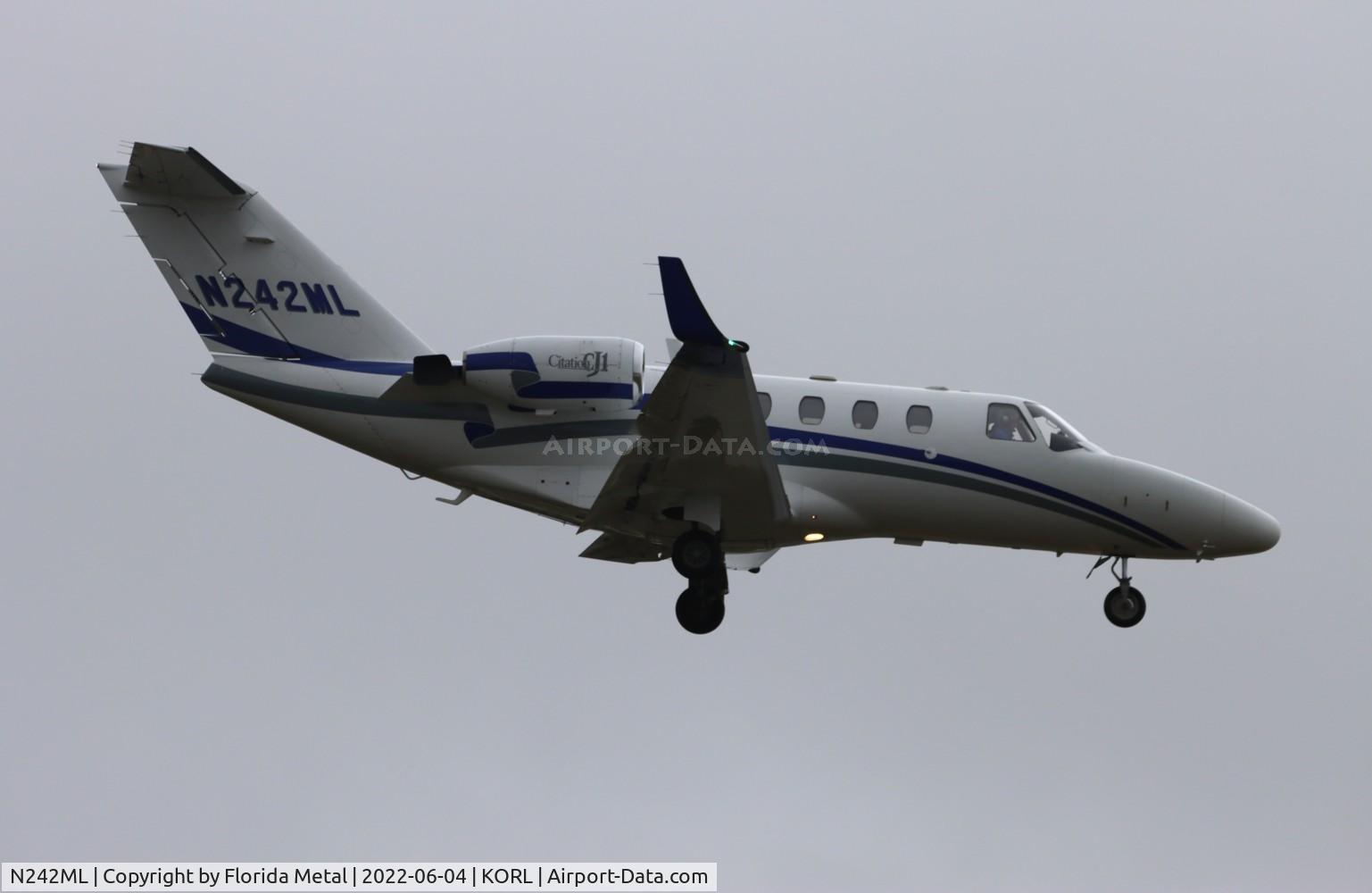 N242ML, 2003 Cessna 525 CitationJet CJ1 C/N 525-0506, Citation CJ1