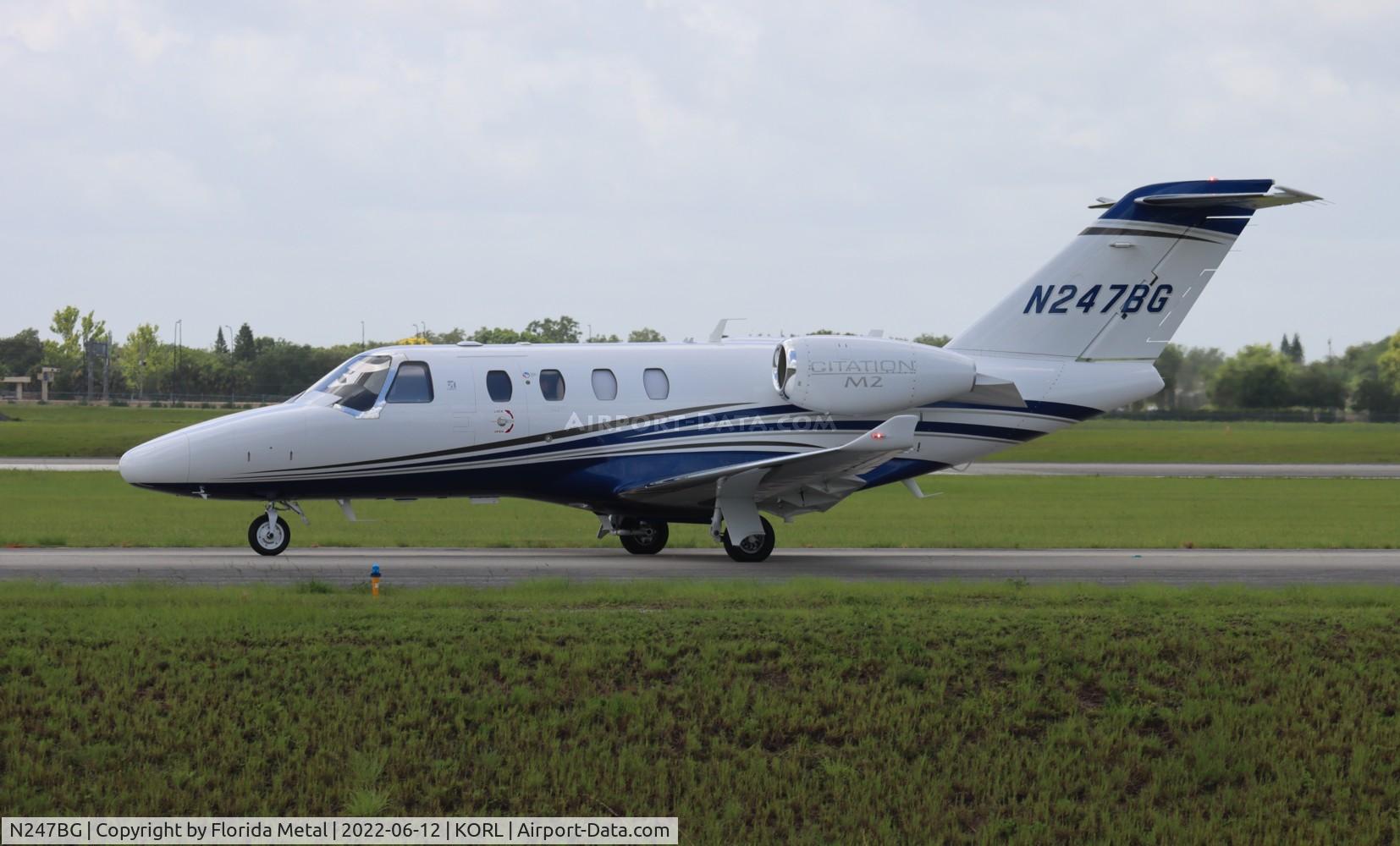 N247BG, 2021 Cessna 525 CitationJet M2 C/N 525-1078, Citation M2