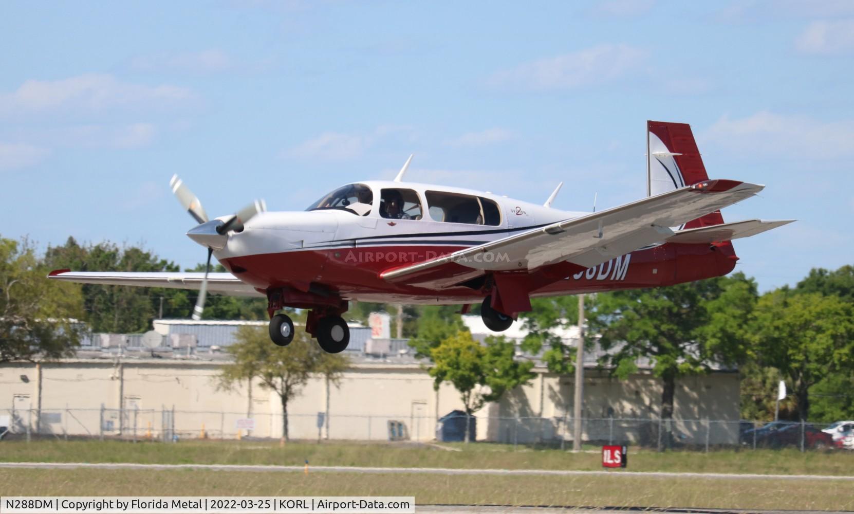 N288DM, 2006 Mooney M20R Ovation C/N 29-0453, ORL 2022