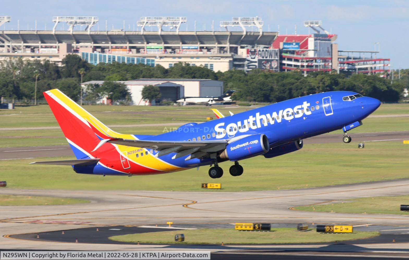 N295WN, 2007 Boeing 737-7H4 C/N 32541, TPA 2022