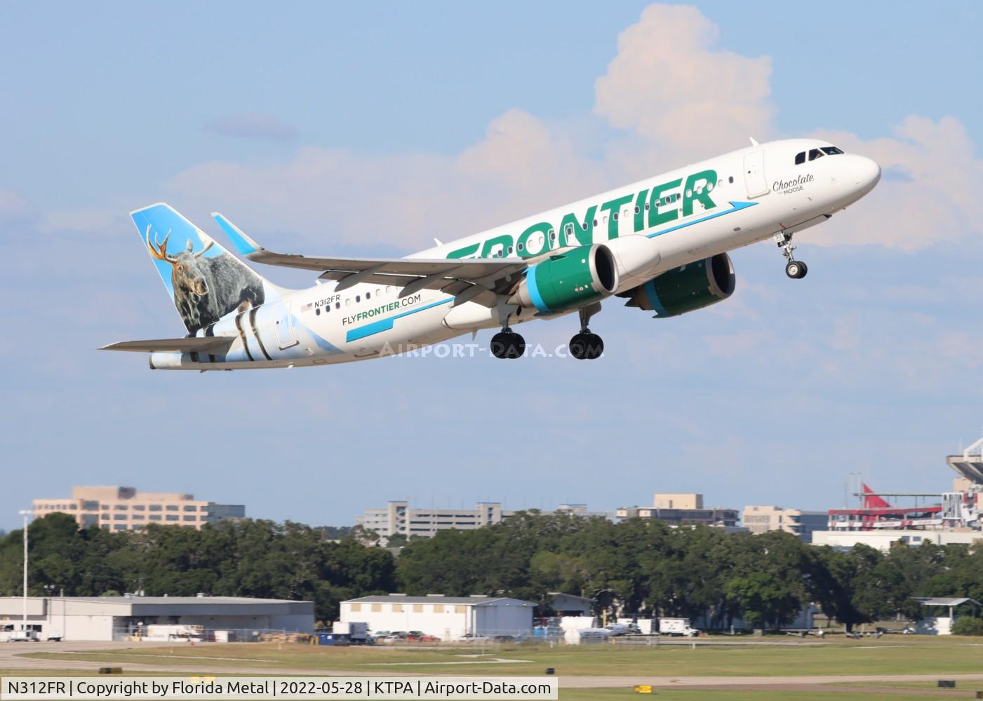 N312FR, 2017 Airbus A320-251N C/N 7768, TPA 2022