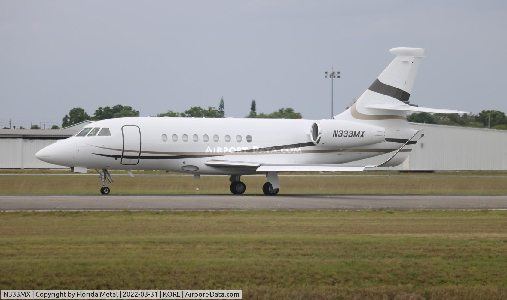 N333MX, 2007 Dassault Falcon 2000EX C/N 120, ORL 2022