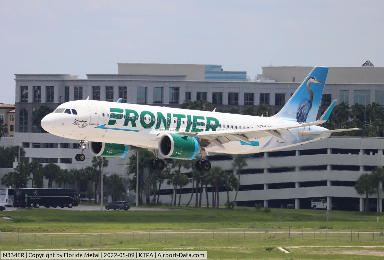 N334FR, 2018 Airbus A320-251N C/N 8306, TPA 2022