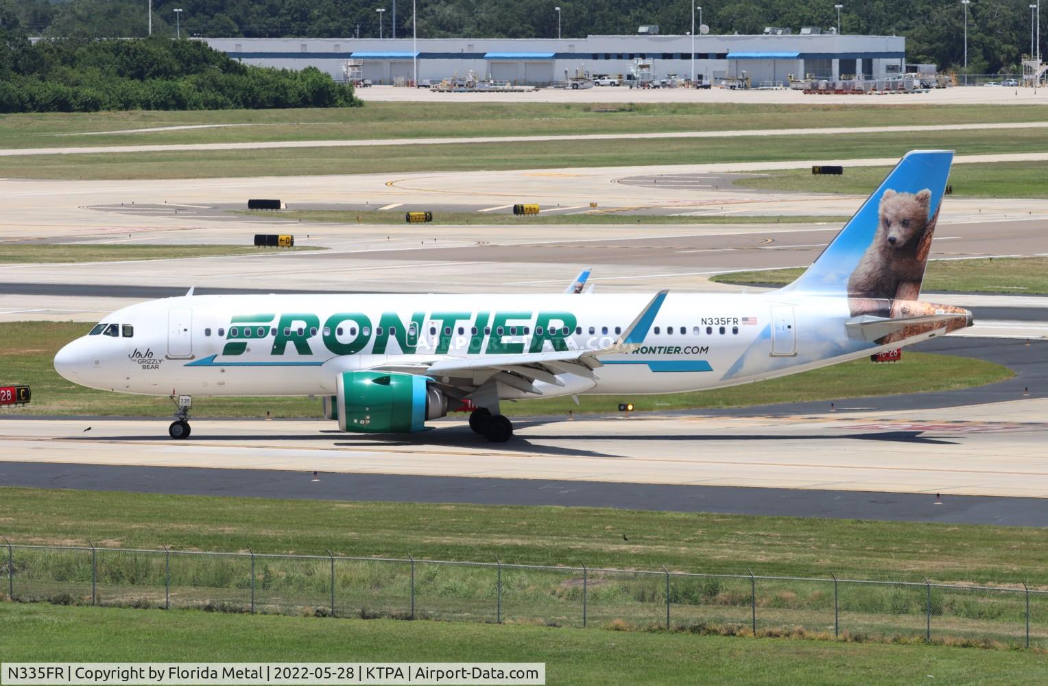 N335FR, 2018 Airbus A320-251N, Jo Jo the Grizzly