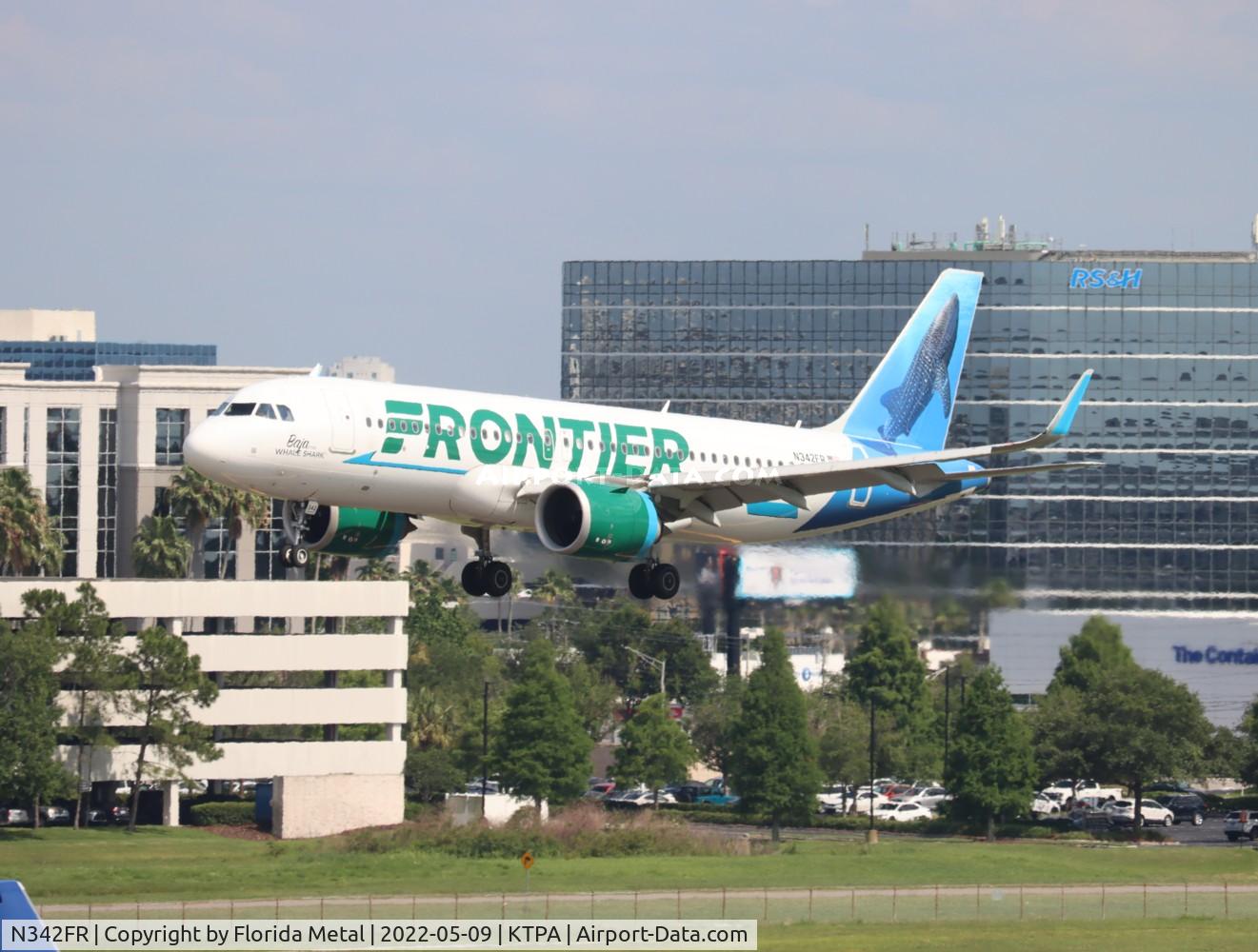 N342FR, 2018 Airbus A320-251N C/N 8537, TPA 2022