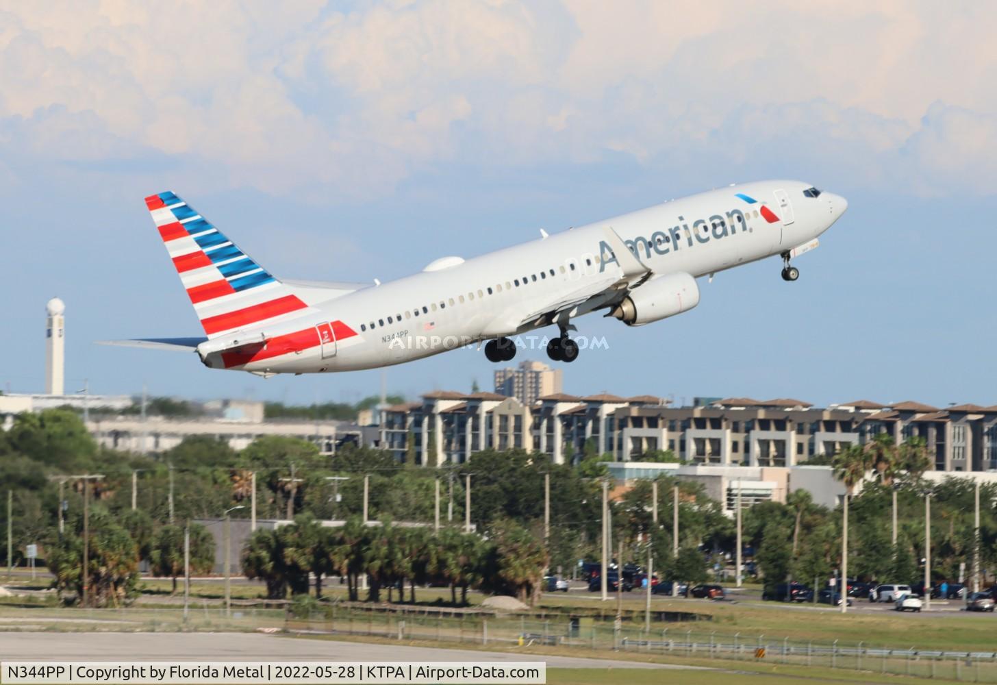 N344PP, 2017 Boeing 737-823 C/N 31272, TPA 2022