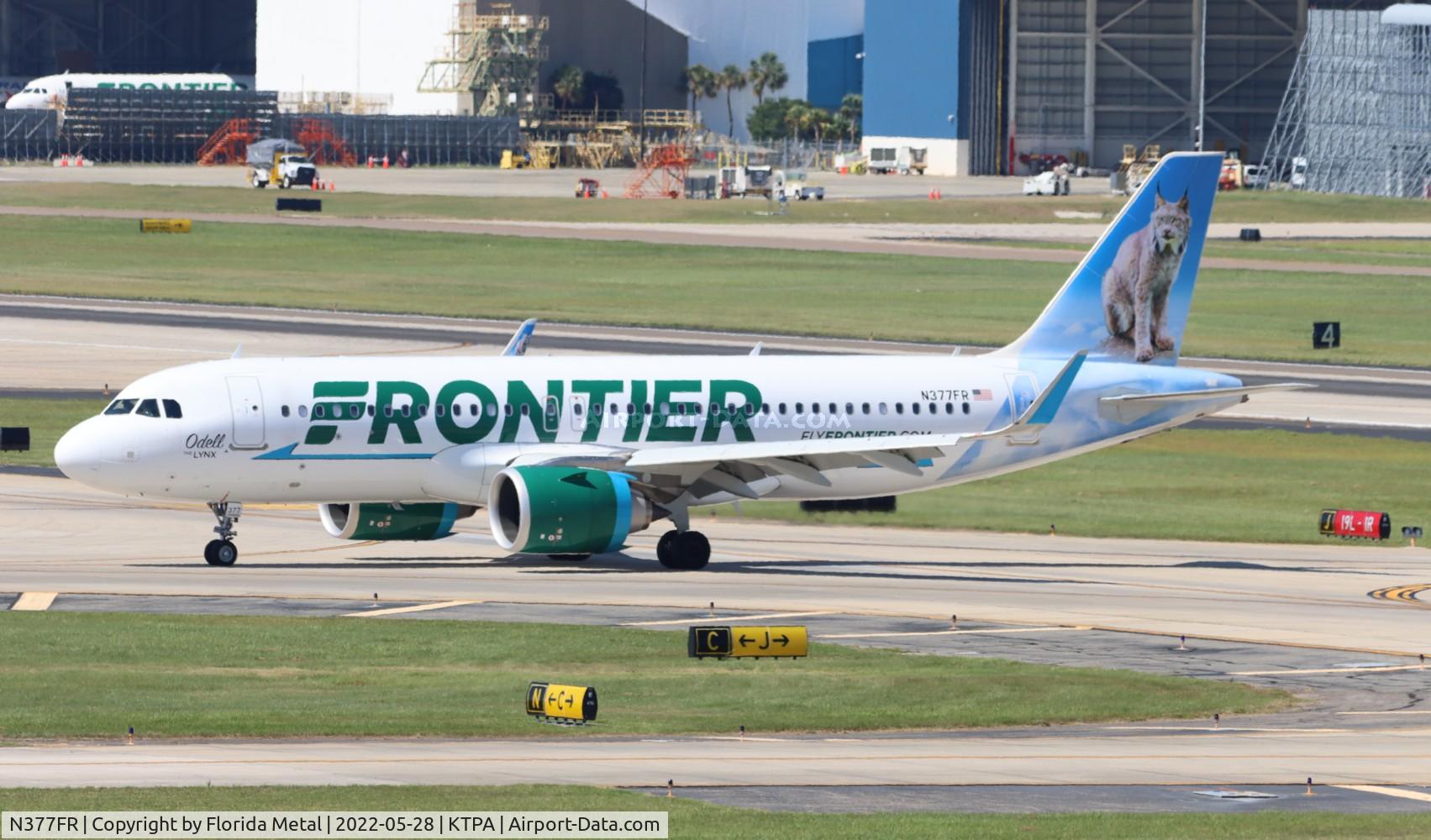 N377FR, 2021 Airbus A320-251N C/N 10384, Odell