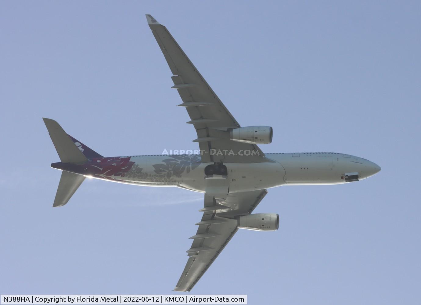 N388HA, 2012 Airbus A330-243 C/N 1310, MCO 2022