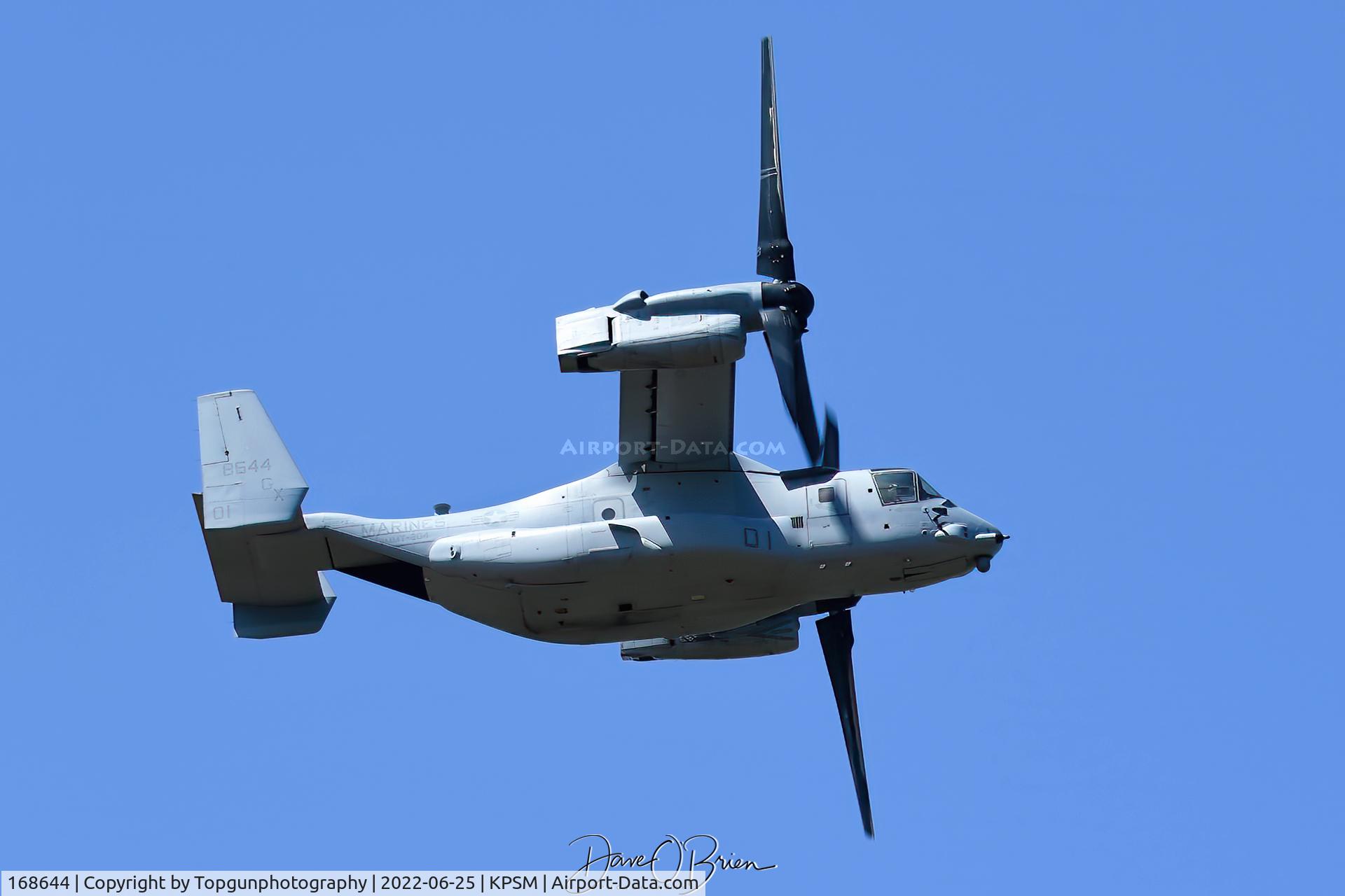 168644, Bell-Boeing MV-22B Osprey C/N D0299, VMMT-204	out of NCAS New River, NC