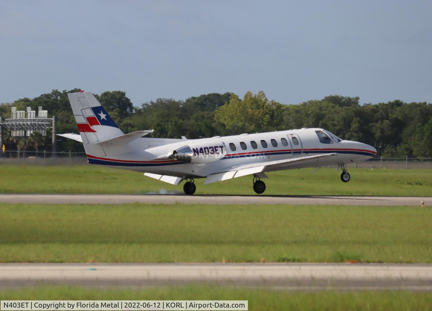 N403ET, 1999 Cessna 560 Citation Ultra C/N 560-0535, Special Olympics 2022