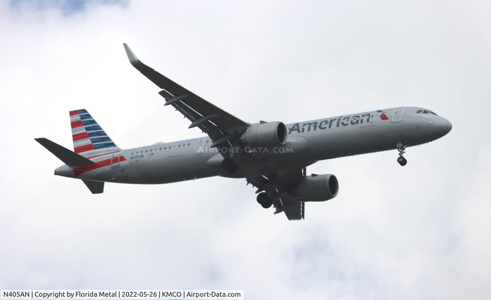 N405AN, 2019 Airbus A321-253NX C/N 8800, MCO 2022