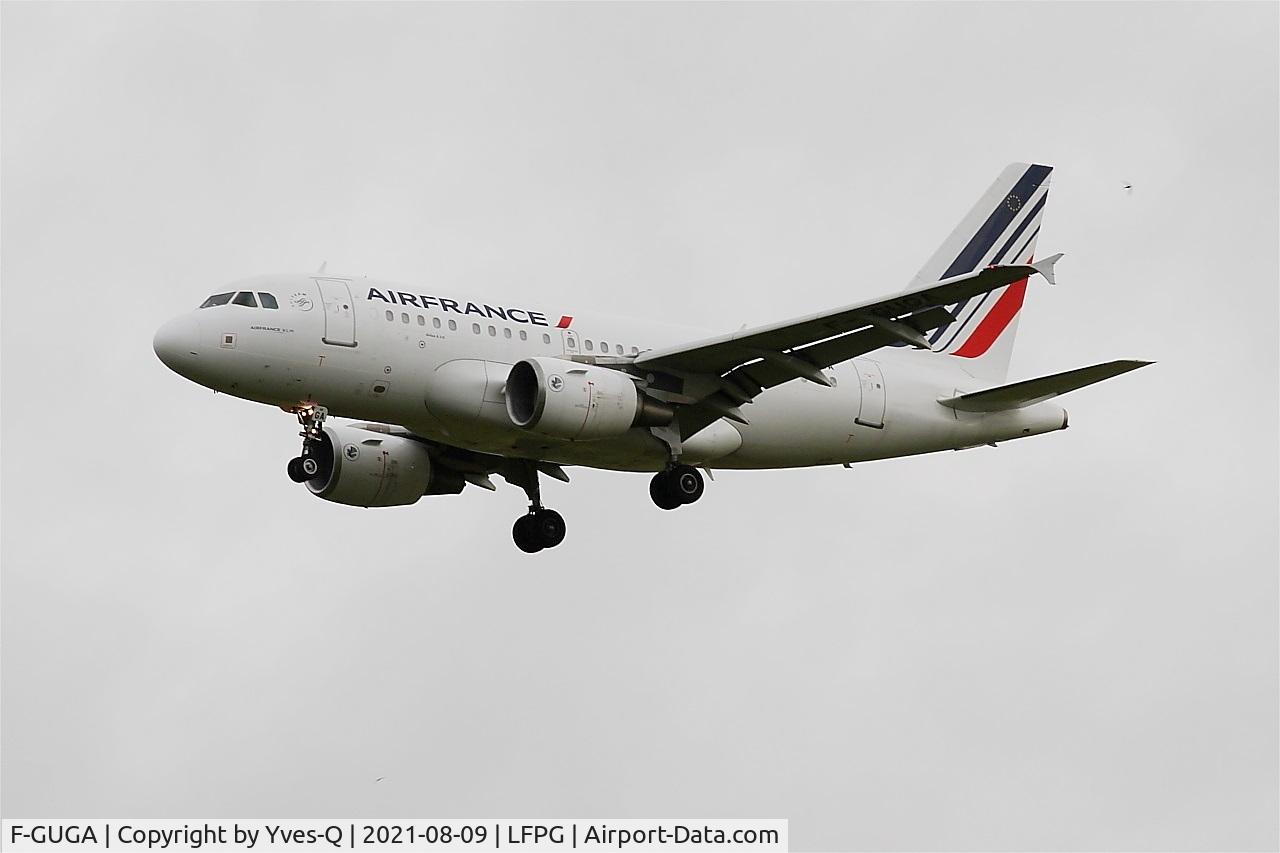 F-GUGA, 2002 Airbus A318-111 C/N 2035, Airbus A318-111, On final rwy 26L, Roissy Charles De Gaulle airport (LFPG-CDG)