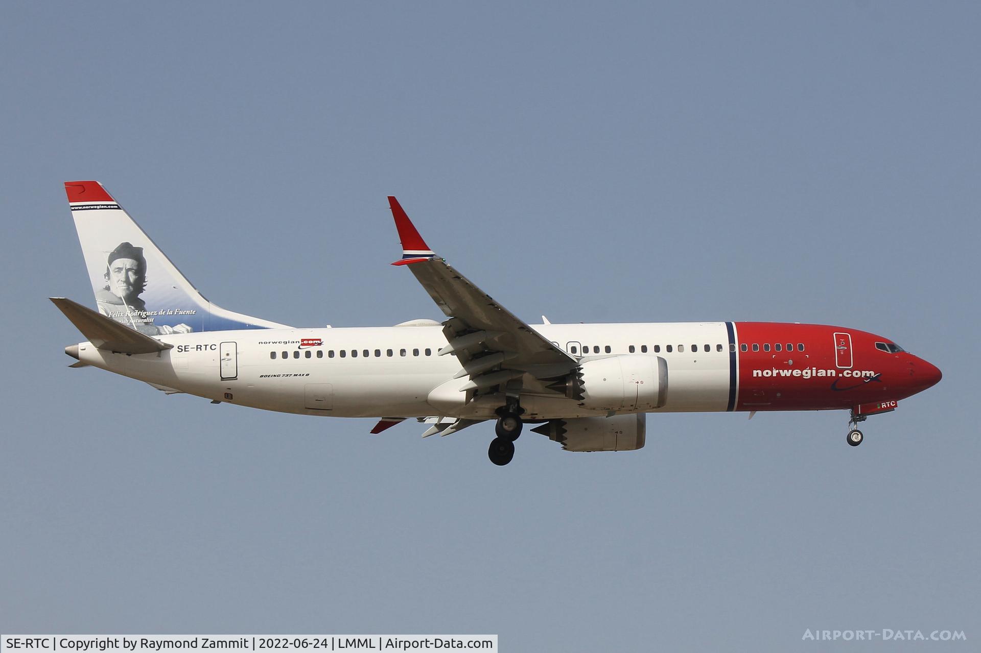 SE-RTC, 2018 Boeing 737-8 MAX C/N 63973, B737-8 MAX SE-RTC Norwegian Air Shuttle