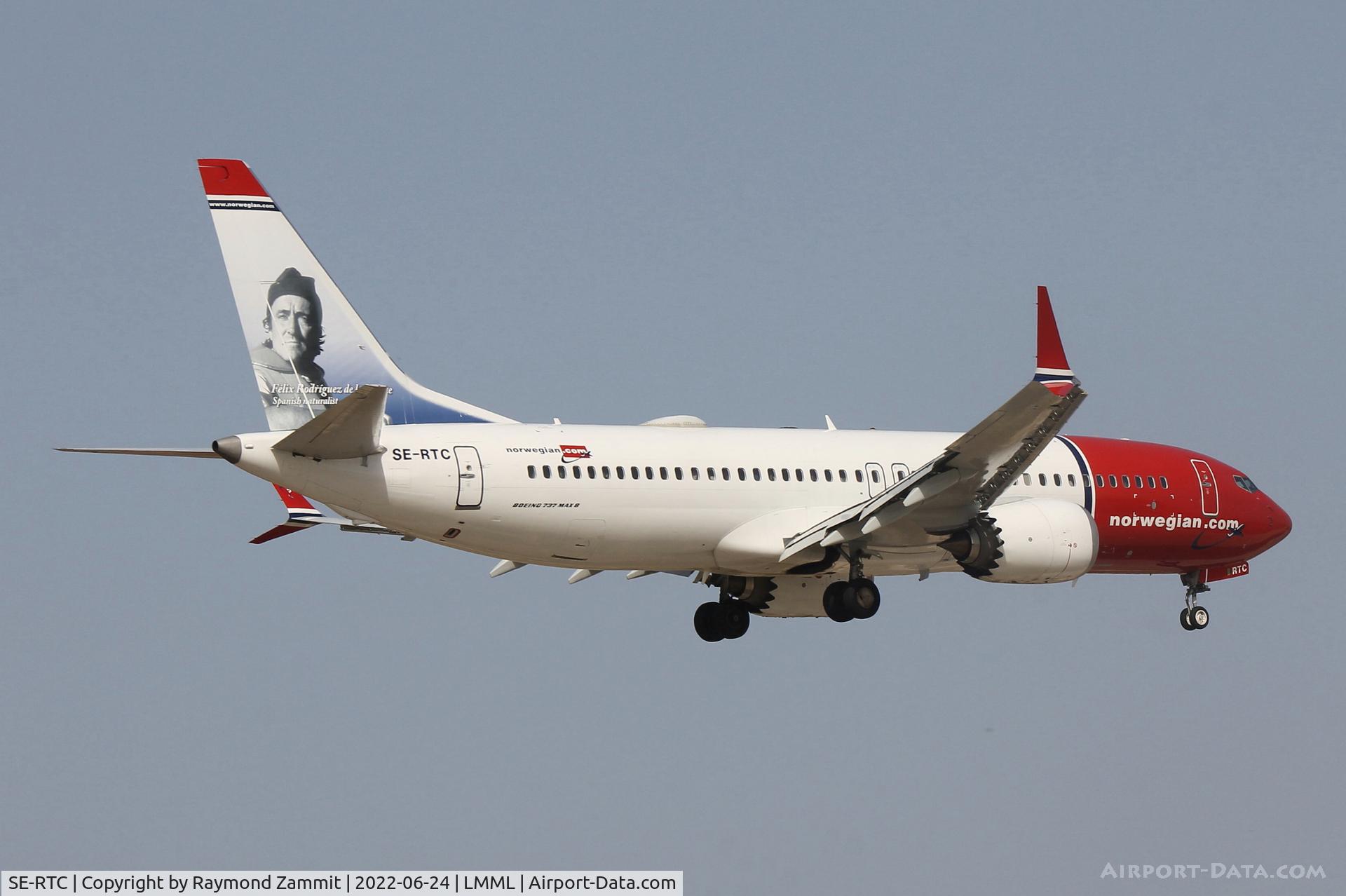 SE-RTC, 2018 Boeing 737-8 MAX C/N 63973, B737-8 SE-RTC Norwegian Air Shuttle