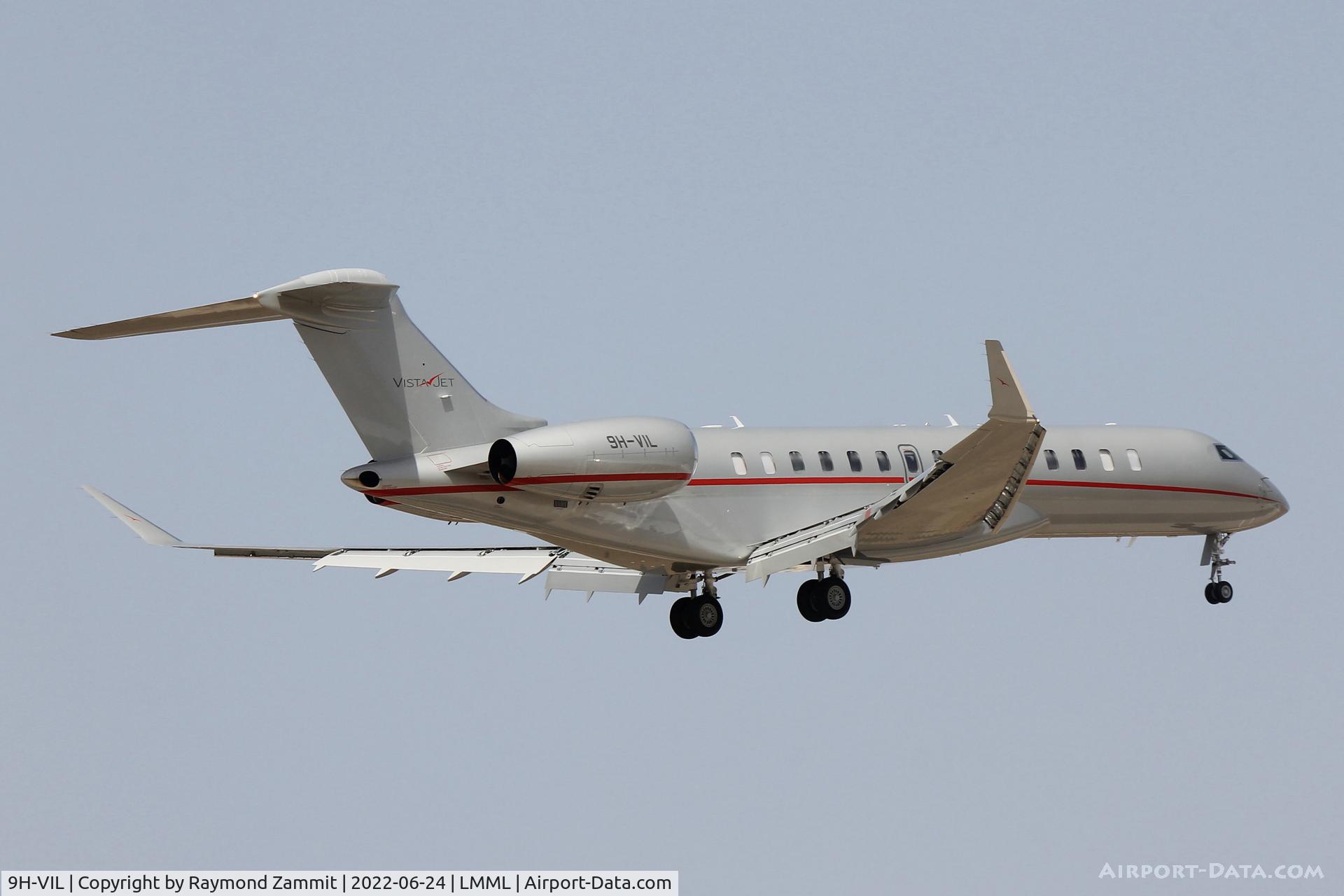 9H-VIL, Bombardier BD-700 2A12 Global C/N 70109, Bombardier BD-700 2A12 Global 9H-VIL Vistajet