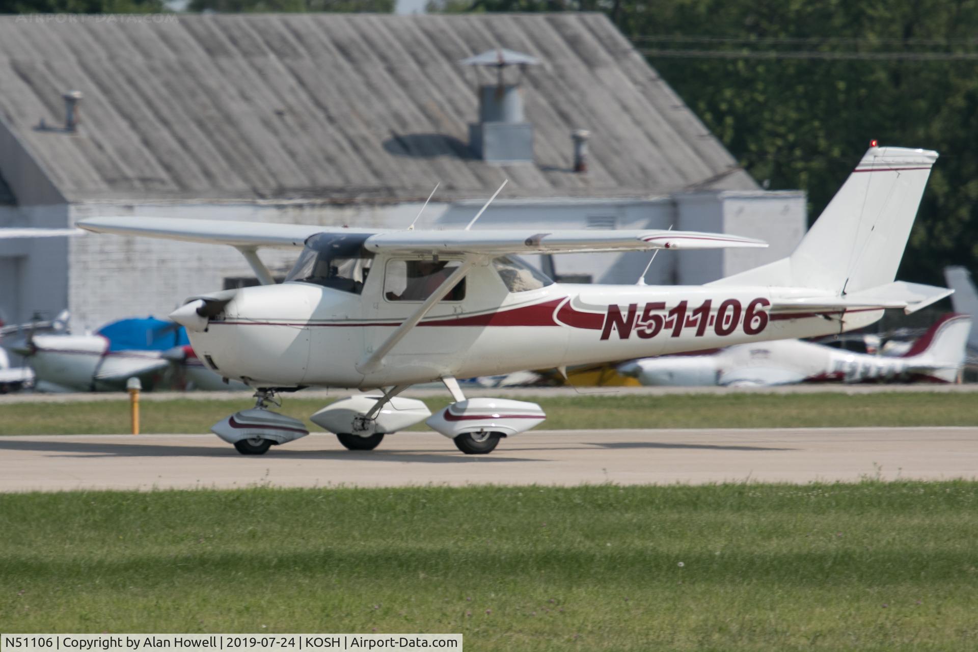 N51106, 1968 Cessna 150J C/N 15069770, At AirVenture 2019