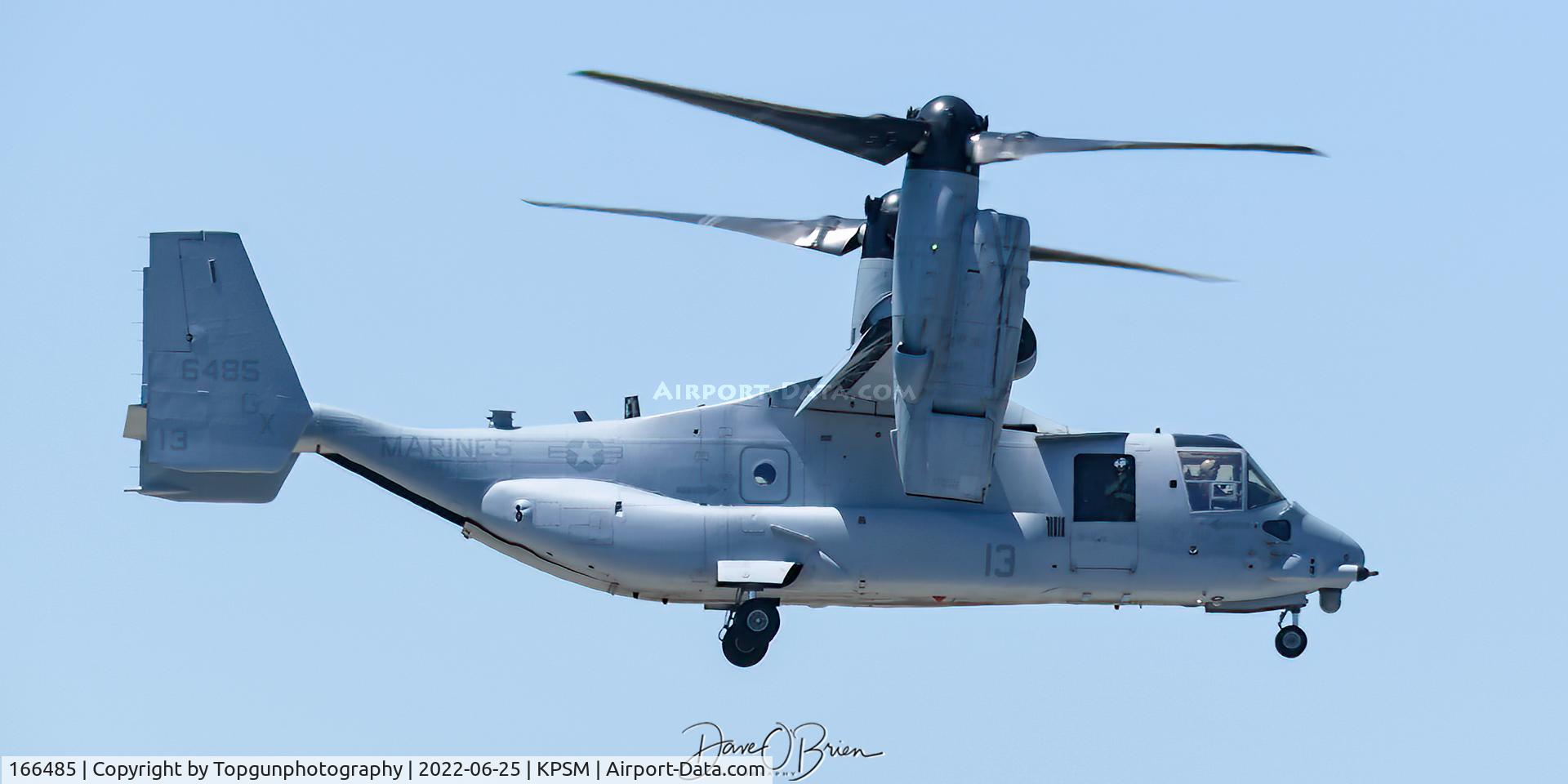 166485, Bell Boeing MV-22B Osprey C/N D0064, CROSSBOW31