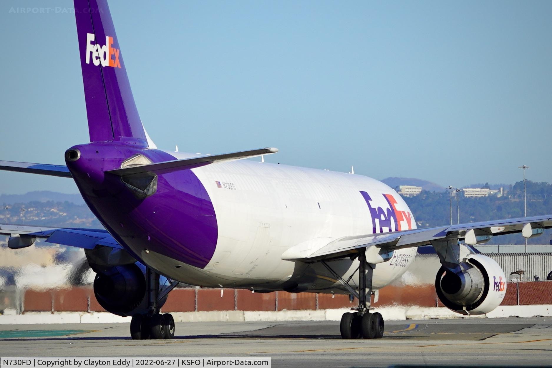 N730FD, 1992 Airbus A300B4-622R C/N 659, SFO 2022.